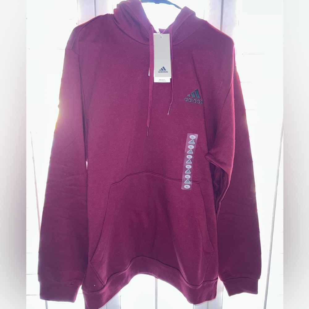 red adidas hoodie